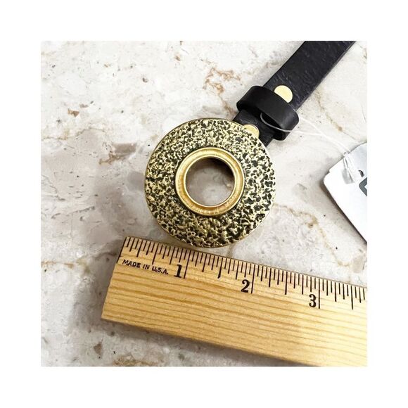 Chico’s Presta Trouser Belt Brown Leather Size Small NWT - Picture 6 of 9